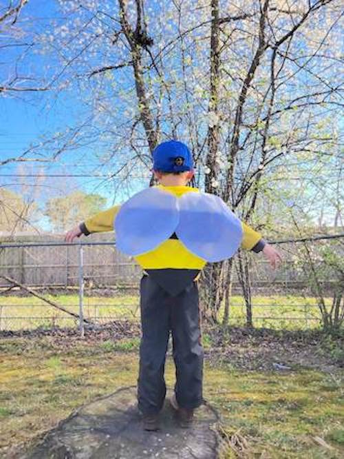 Bee No-Sew Wings